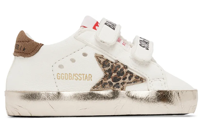 Golden Goose Baby White School Sneakers (GIF00166.F003283.11204)