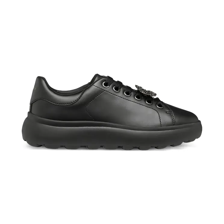 Geox Verfraaide met plateauzool “Black” (D46TCF00085C9999)
