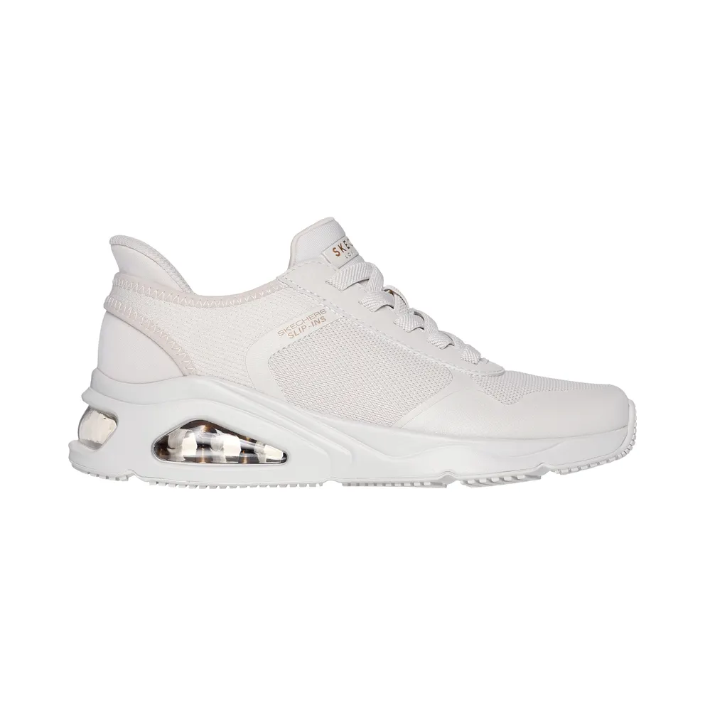 Skechers Slip-ins: Tres-Air Uno – Easy Steppers – Off-White – “White” (177116 OFWT)