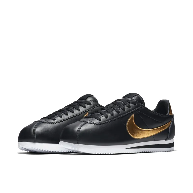 Nike Classic Cortez Black Metallic Gold Black/Metallic Gold-White (902801-002)