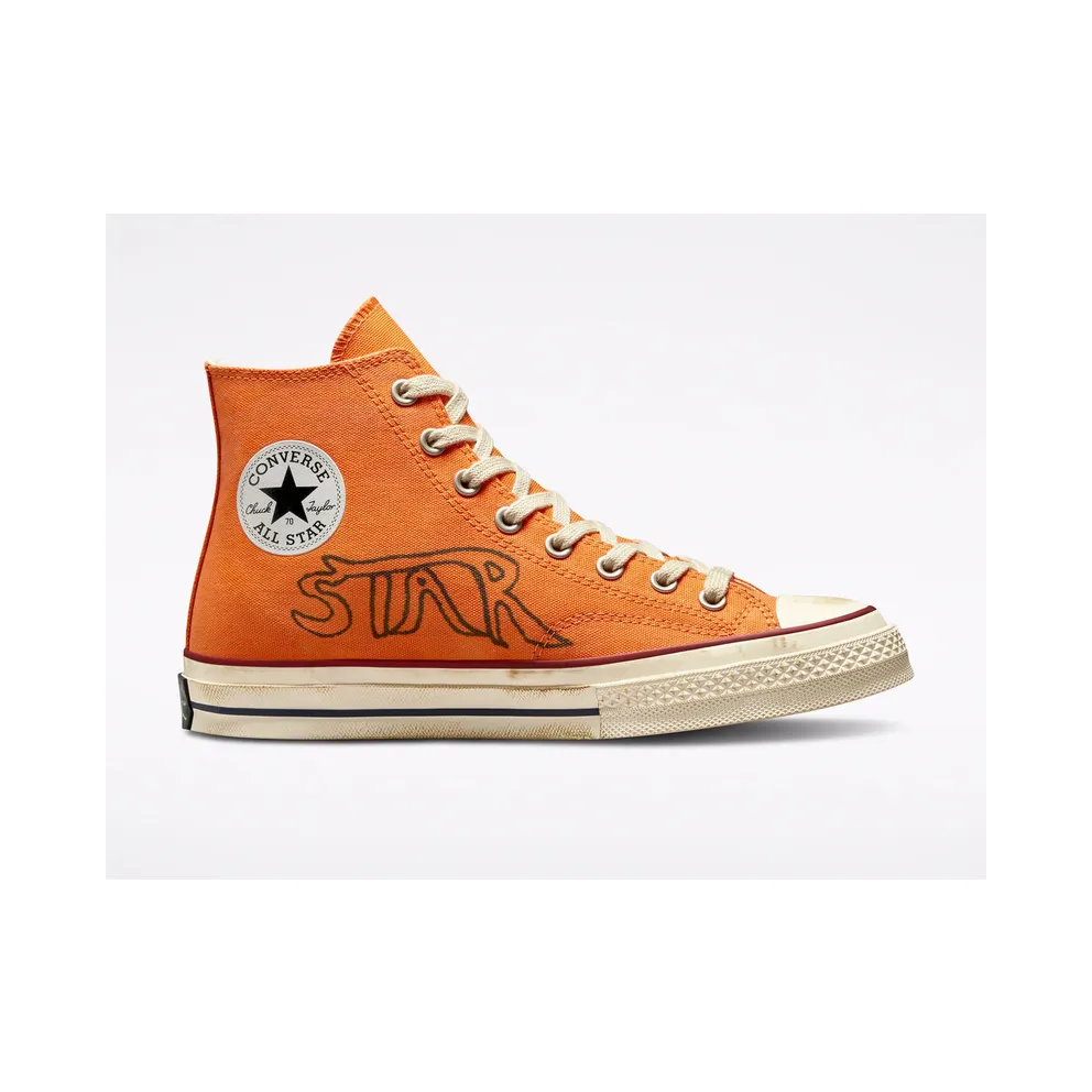 Converse Converse x Come Tees Chuck 70 Sun Orange/Egret/Schwarz (A01762C)