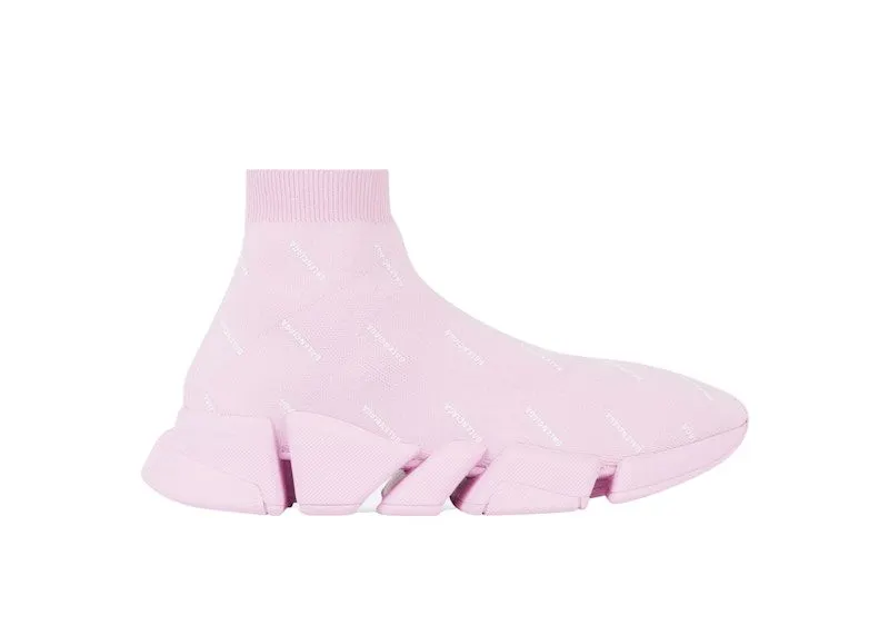 Balenciaga Speed 2.0 Recycled Knit AllOver Pink (617196W2DBO5601)