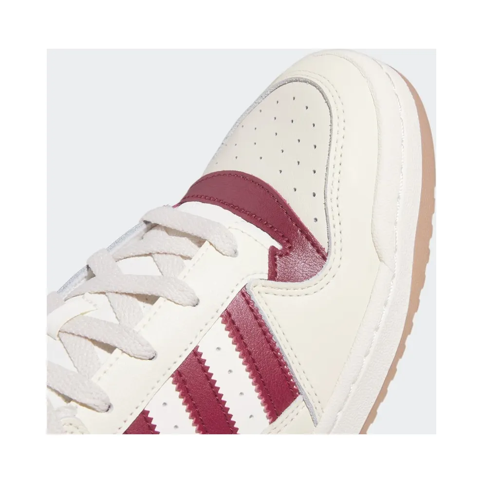 Adidas Forum Low Off White / Collegiate Burgundy / Cream White (HQ1487)