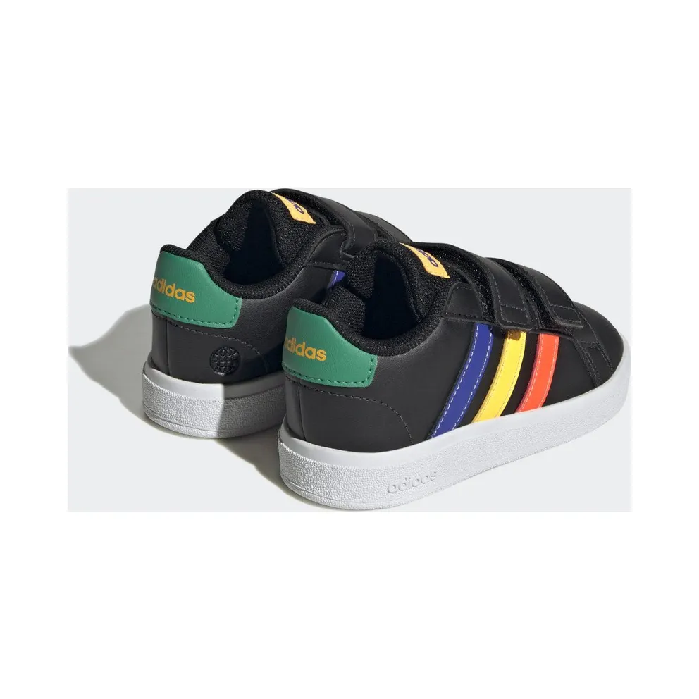 Adidas Grand Court Lifestyle Hook and Loop Core Black / Lucid Blue / Court Green (HP8918)