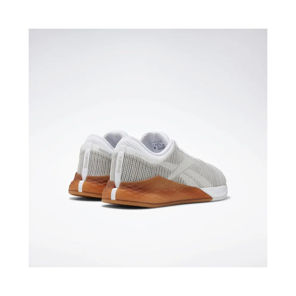 Reebok Nano 9 White Gum (W) White/Skull Grey-Reebok Rubber Gum 03 (Other Brands Other)