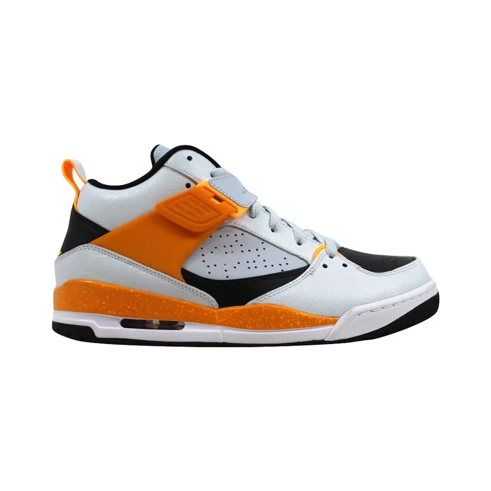 Jordan Flight 45 Pure Platinum Atomic Mango White Kumquat (644846-016)