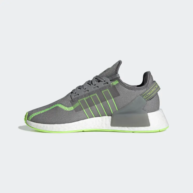 Adidas NMD_R1 V2 Grey Three / Signal Green / Cloud White (GY6163)