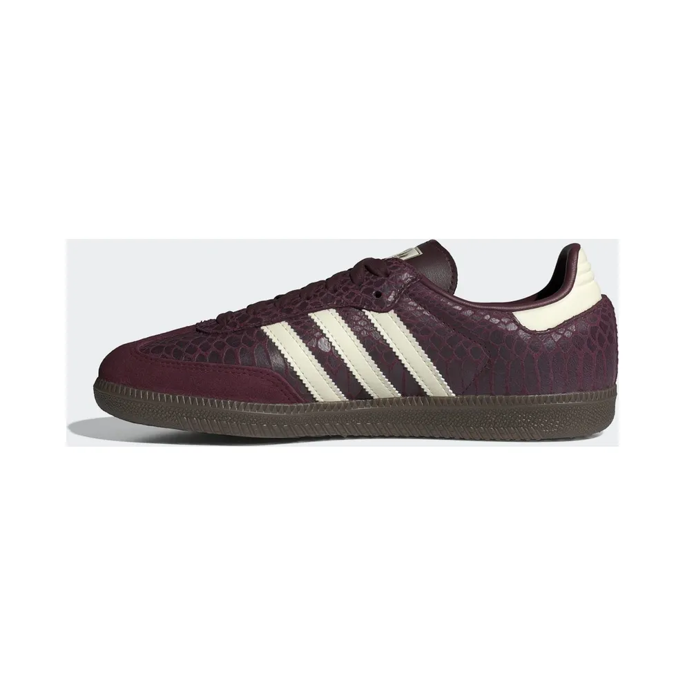 Adidas SAMBA OG Maroon / Cream White / Gold Metallic “Snake” (IH3979)