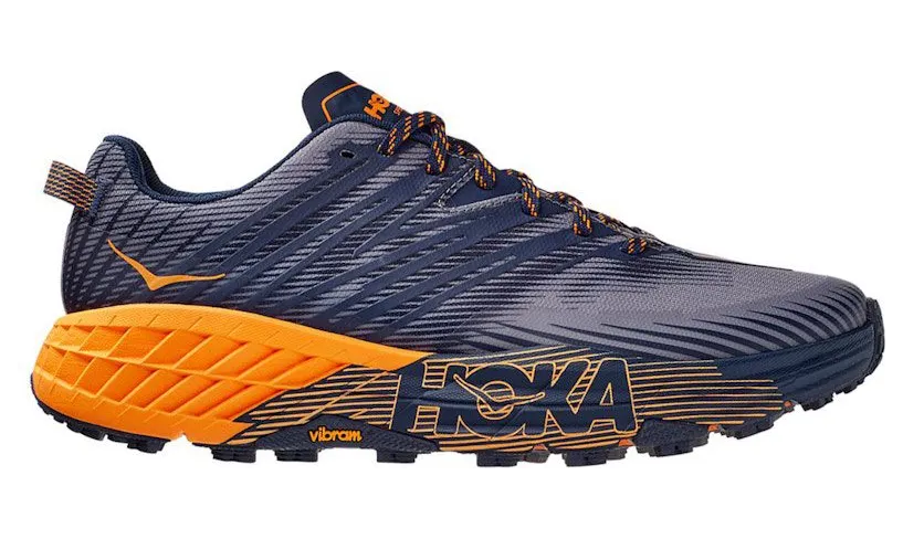 Hoka One Speedgoat 4 Black Iris Marigold (1106525-BIBM)