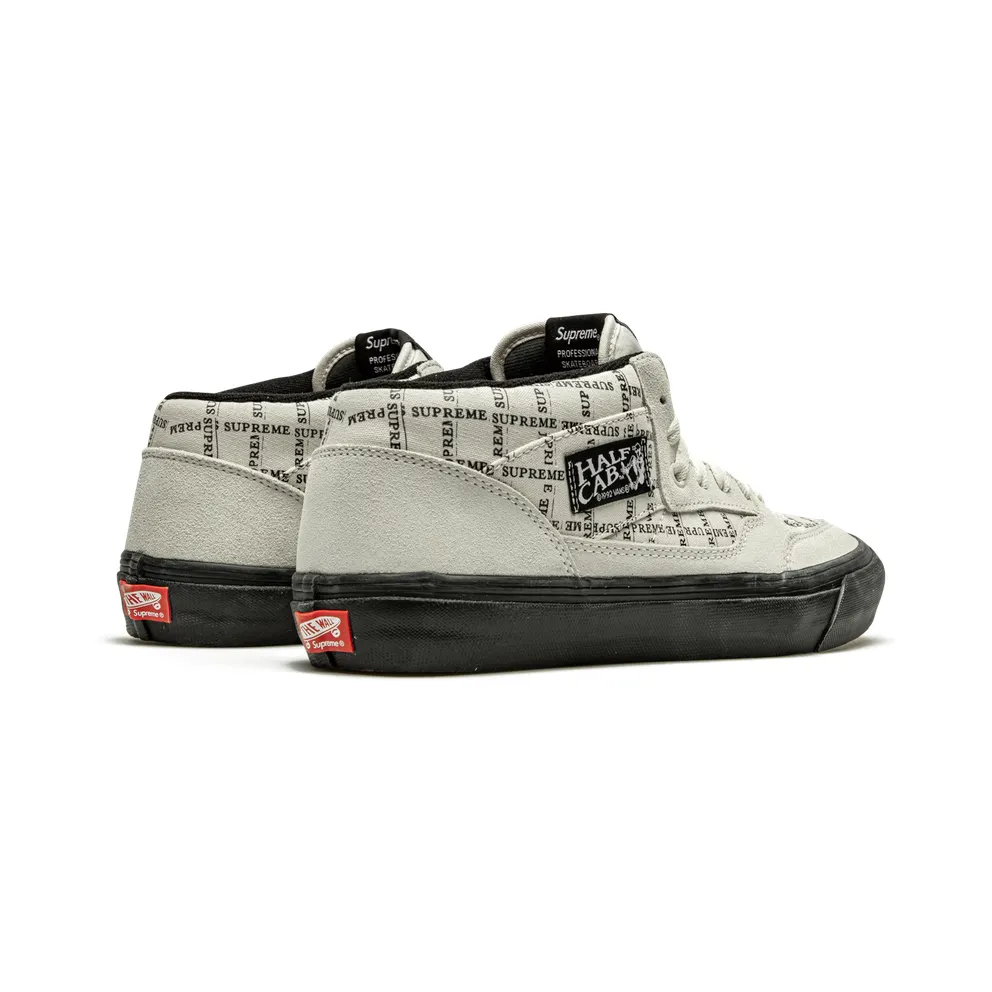 Vans Half Cab Pro Supreme “Supreme – Grid Logo – White” (VN0A3QPH2YV)