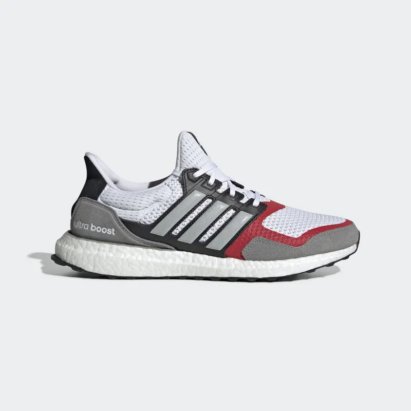 adidas Ultra Boost S&L White Grey Scarlet Cloud White/Grey Two/Scarlet (EF2027)