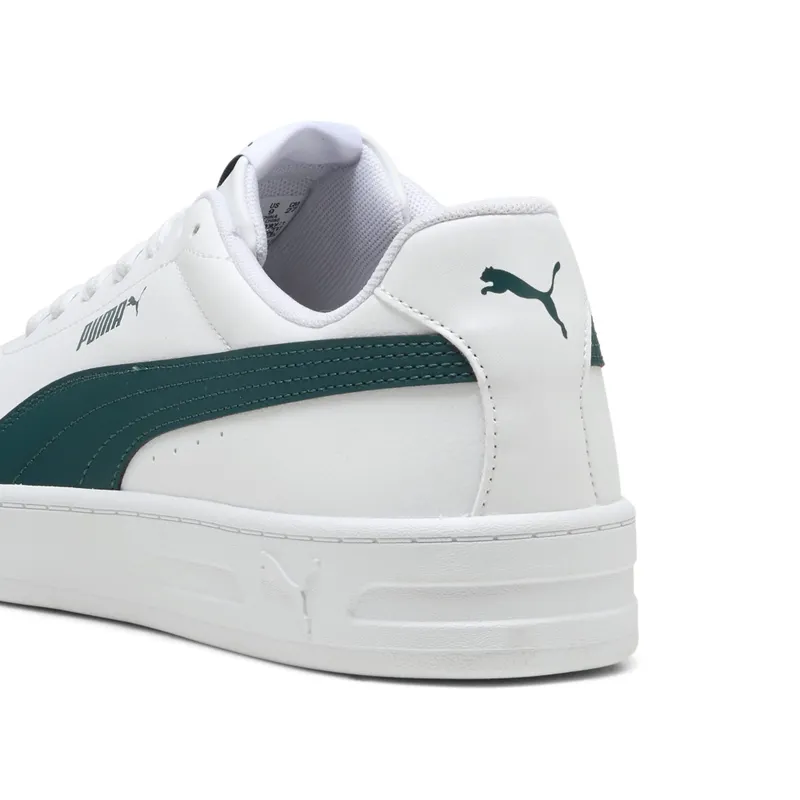 Puma Court Classic Clean “Puma White / Varsity Green” (402223_05)