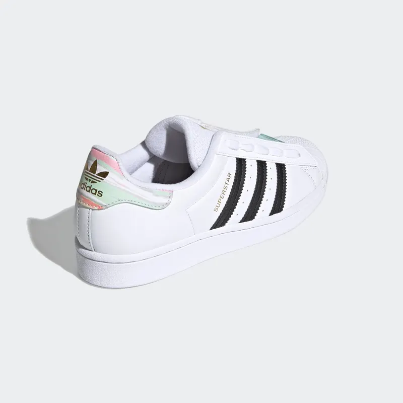 adidas Superstar Cloud White / Core Black / Frozen Green (FY5132)