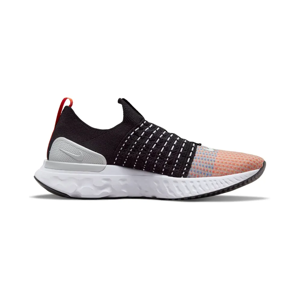 Nike React Phantom Run Flyknit 2 Black Team Orange (DQ7647-001)