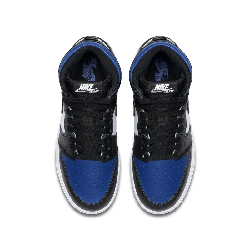 Jordan 1 Retro High Royal Toe (GS) Black/White-Game Royal-Black (575441-041)