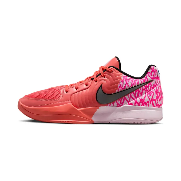 Nike Ja 2 Heart Eyes “Magic Ember / Pink Foam / Deep Night / Iron Grey” (IB5842-800)