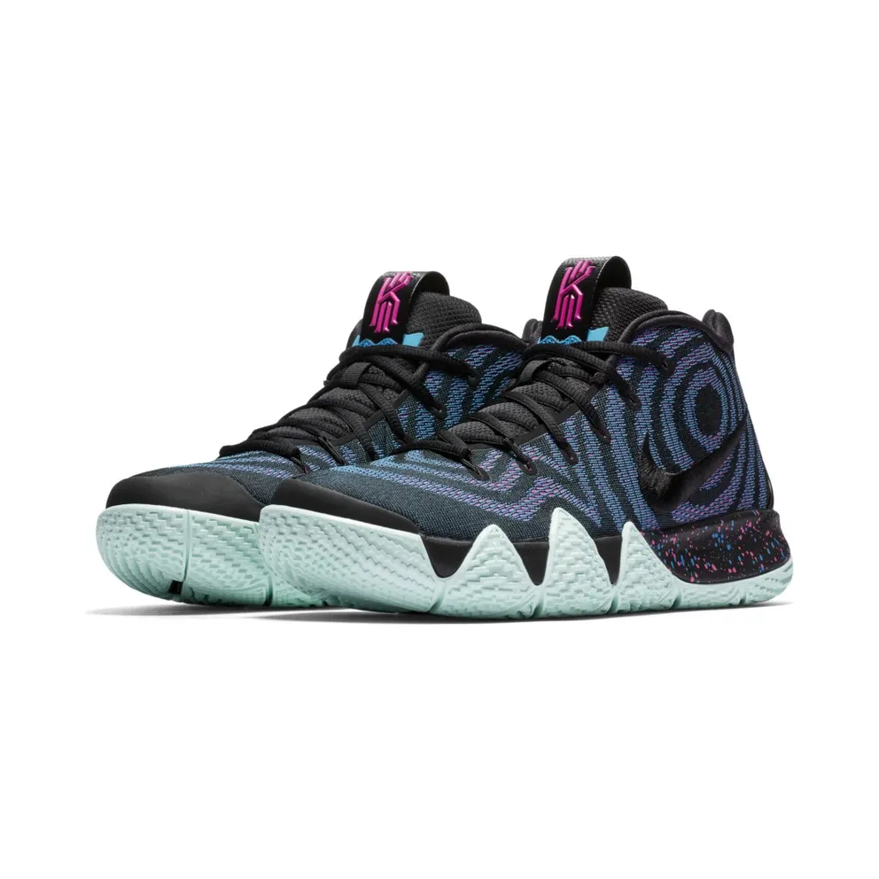 Nike Kyrie 4 80s (Decades Pack) Black/Black-Laser Fuchsia (943806-007)