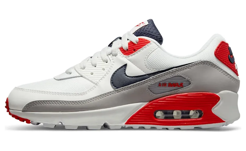 Nike Air Max 90 USA (2021) – “White / Red-navy” (DB0625-101)