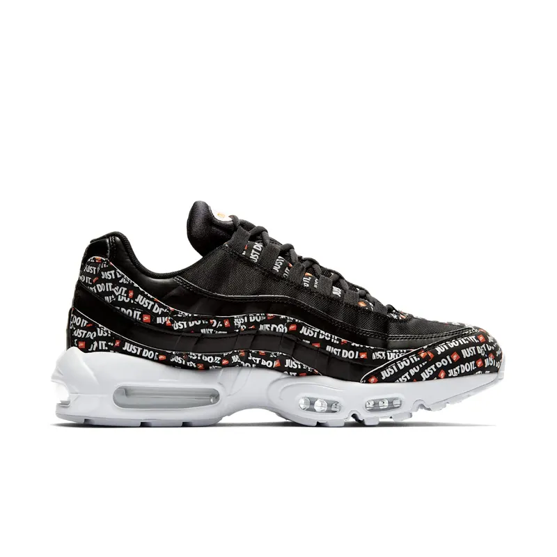 Nike Air Max 95 Just Do It Pack Black Black/Black-White-Total Orange (AV6246-001)
