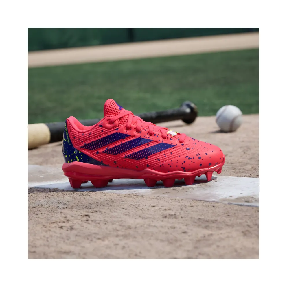 adidas Adizero Impact Molded Rubber 2.0 BSB Shades Lucid Red Blue Lemon (JR4861)