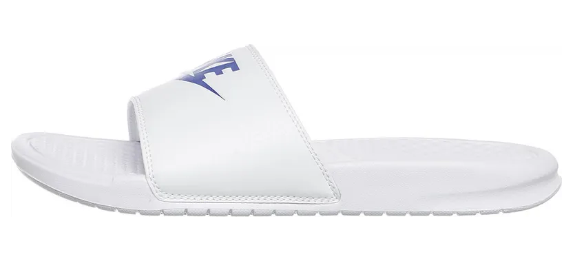 Nike Benassi Just Do It Sandal White / Varsity Royal / White (343880-102)