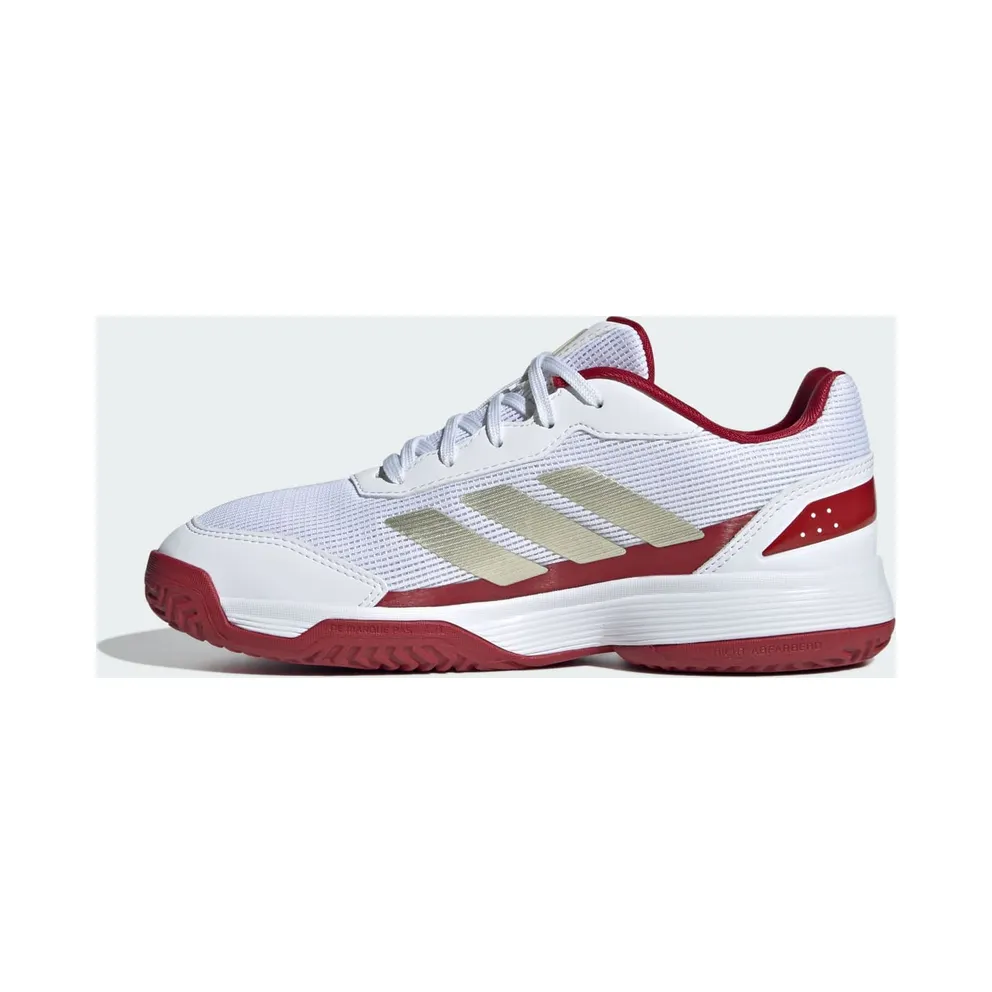 Adidas Crazyquick Kids Padel Cloud White / Ice Gold Met. / Cloud White (JQ9274)