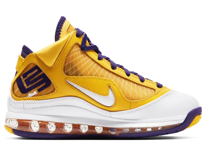 Nike LeBron 7QS ‘Media Day’ GS Court Purple/White/Amarillo (DA3203-500)
