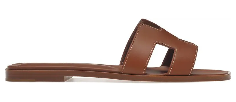 Hermes Oran Sandal Gold Box Calfskin Leather (H021056Z)