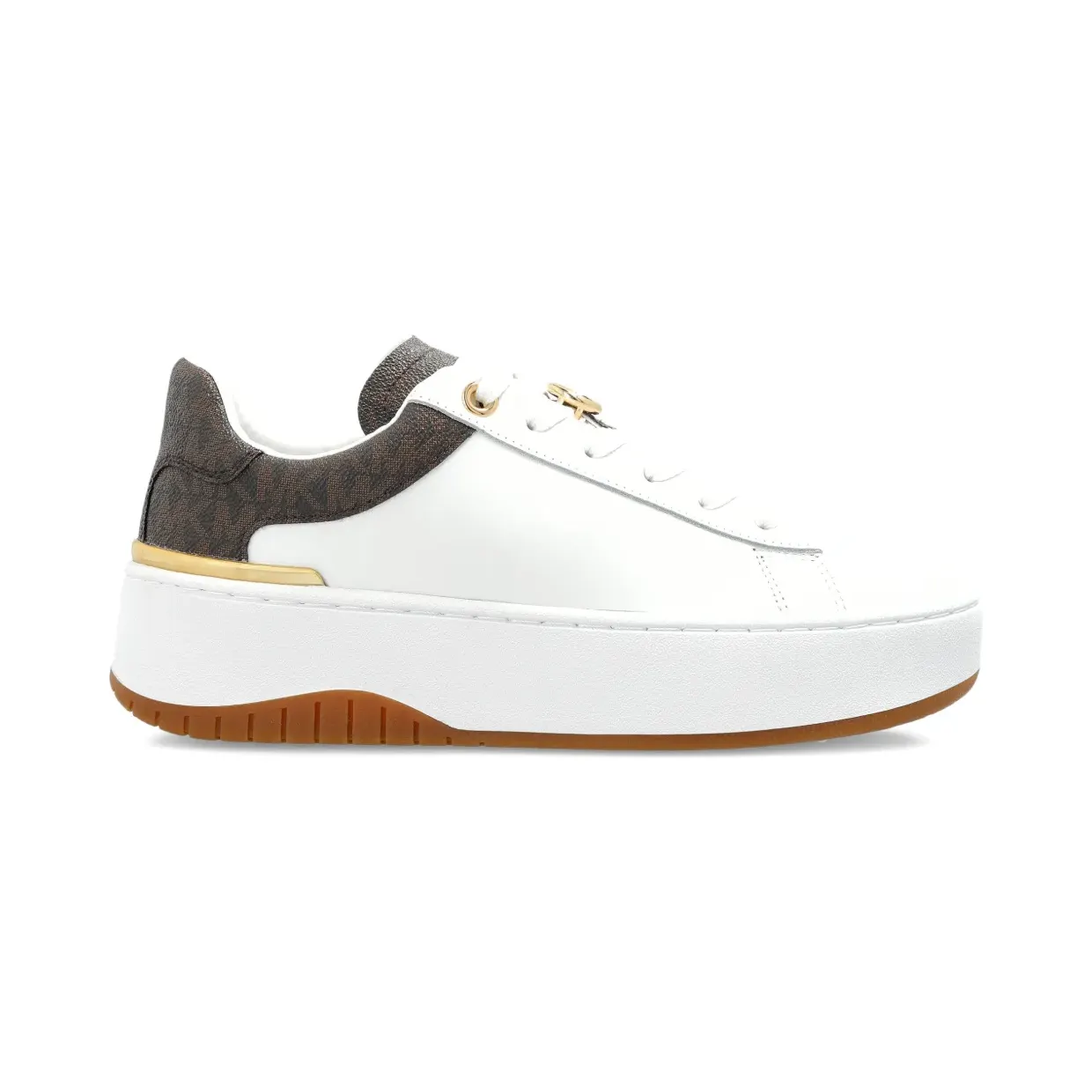 Michael Kors Dottie met plateauzool “White” (43F5DTFS2L)