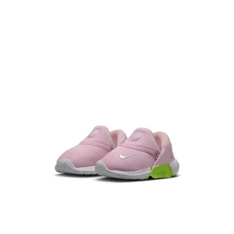 Nike Swoosh Go “Pink Foam / Volt / Barely Volt / Sail” (IB3362-600)