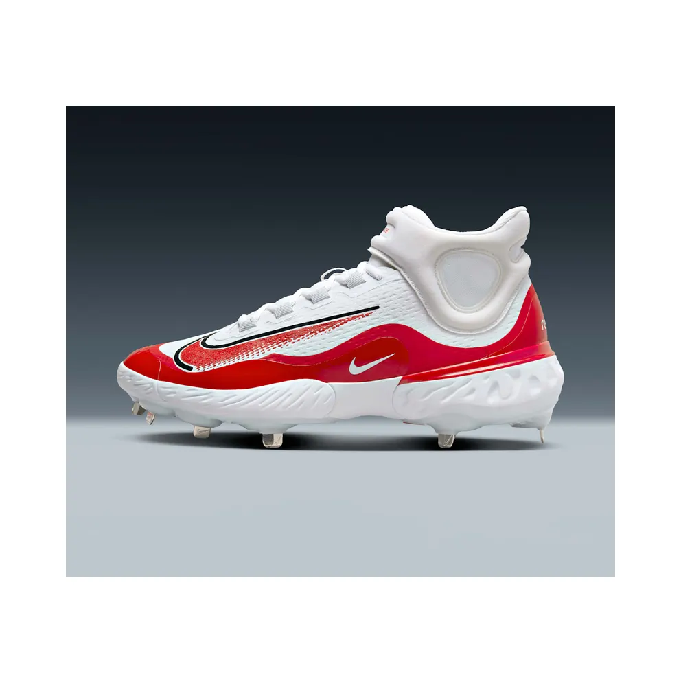 Nike Alpha Huarache Elite 4 White University Red (FD2744-105)