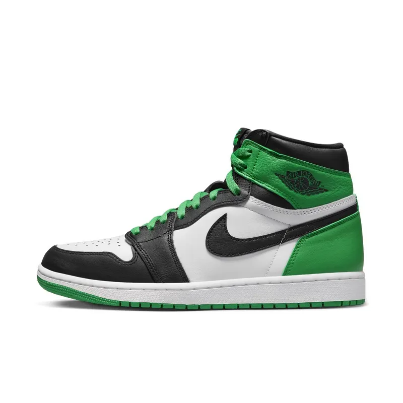 Air Jordan 1 Retro High OG Black/White/Lucky Green (DZ5485-031)