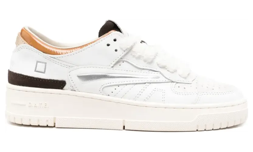 D.A.T.E. perforated panelled sneakers – Wit (W451TOCOWI)