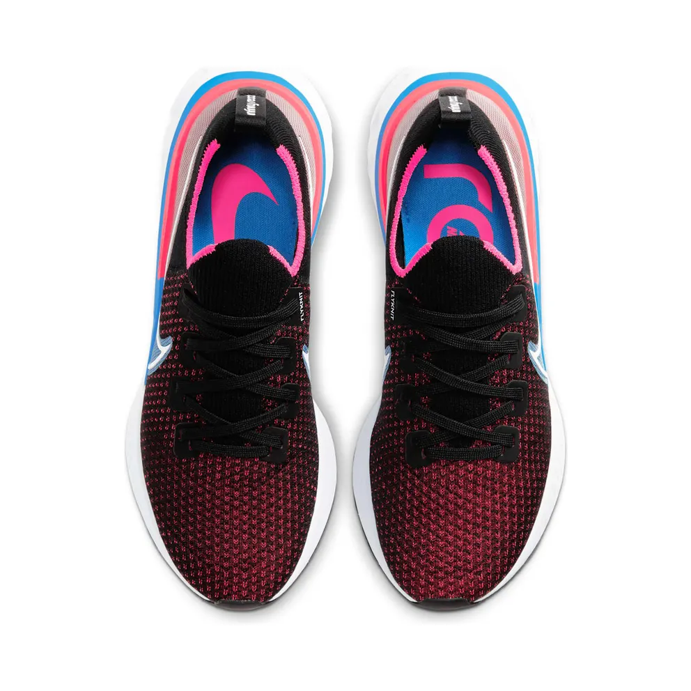 Nike React Infinity Run Flyknit Black Black/Red Orbit/Photo Blue (CD4371-005)