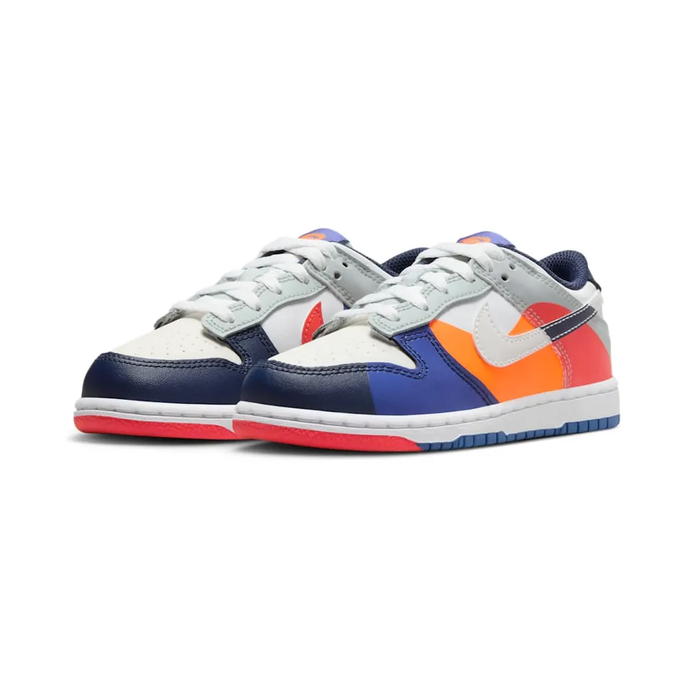 Nike Dunk Low SE White Light Silver Midnight Navy (FQ7673-100)