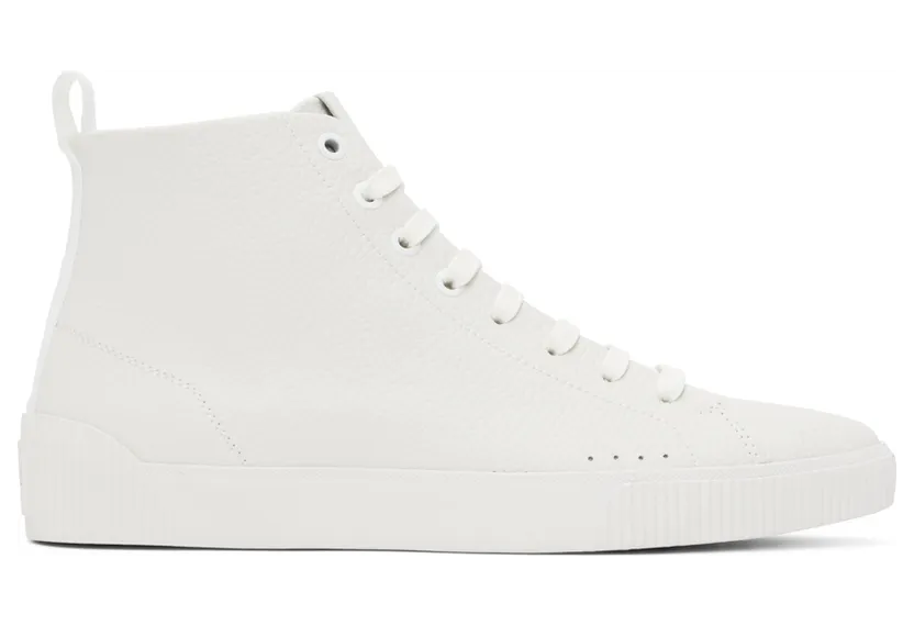 Hugo White Zero Hito High-Top Sneakers (50471336)