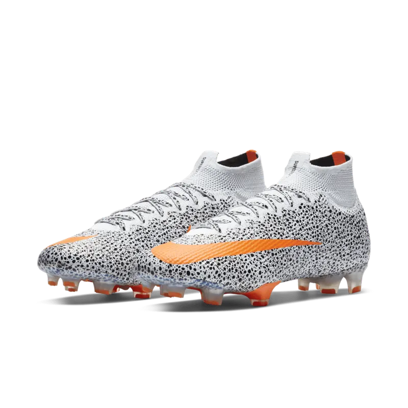Nike Mercurial Superfly 7 Elite CR7 FG Safari White/Black-Total Orange (CQ4901-180)