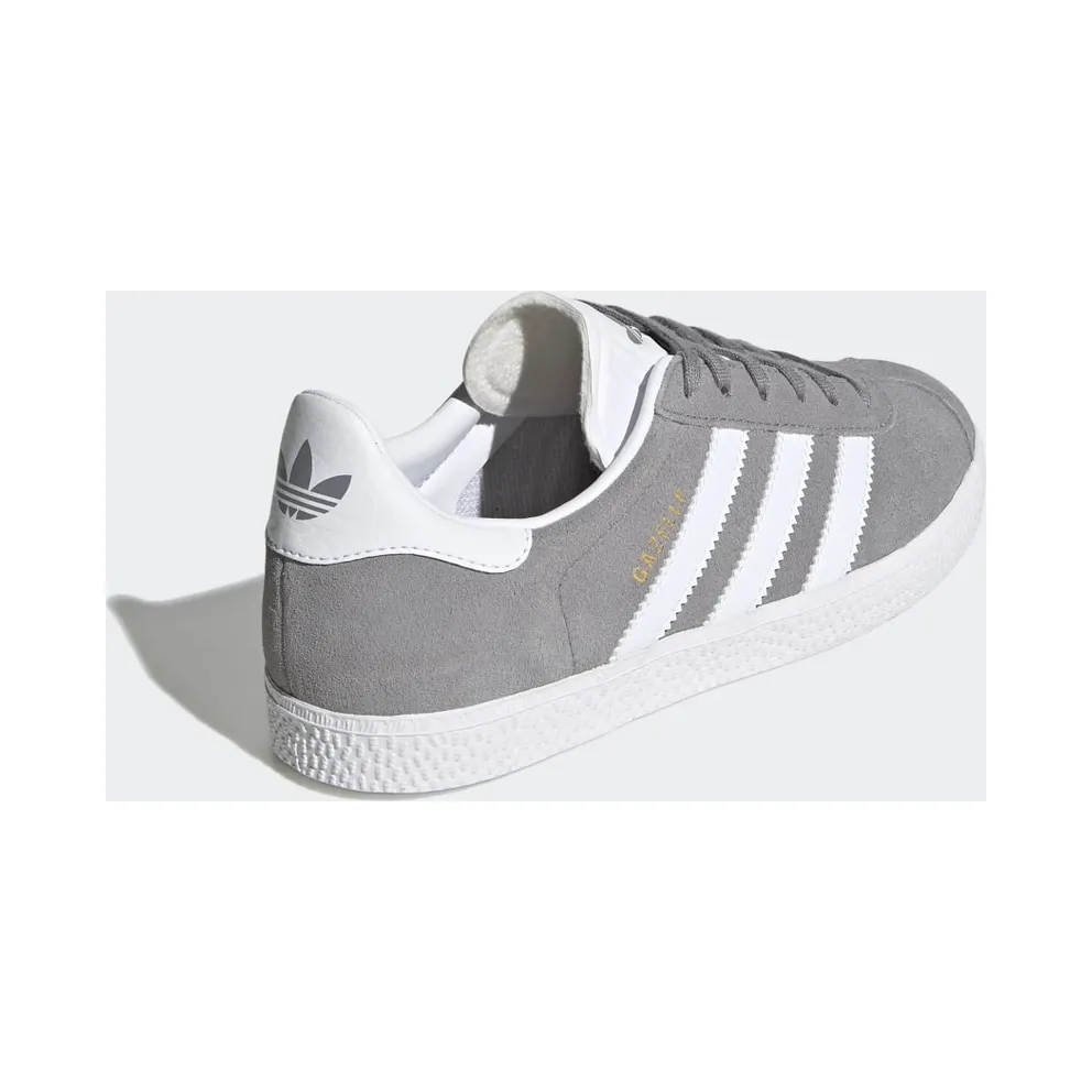 Adidas Gazelle Grey Three / Cloud White / Gold Metallic (FW0716)
