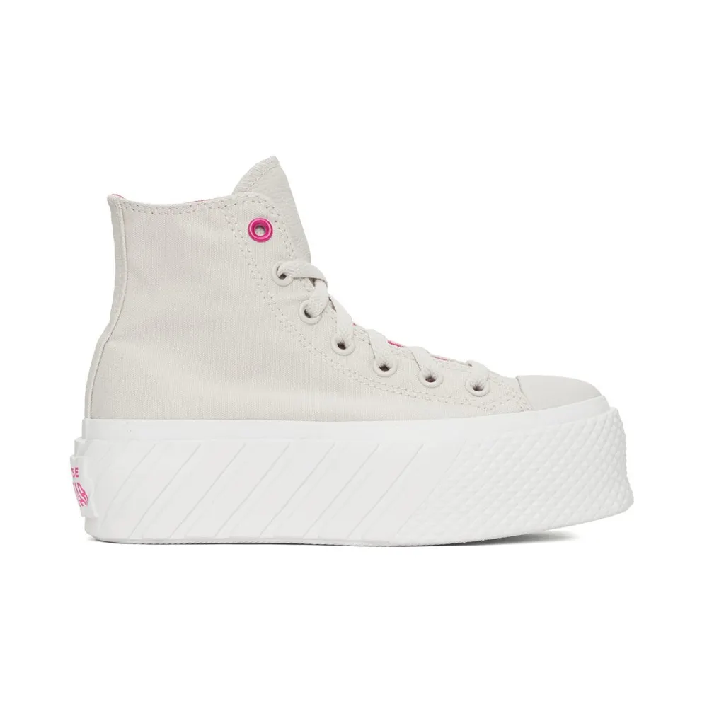 Converse Surface Fusion Lift 2X Platform Chuck Taylor All Star Pale Putty/prime Pink/wit (571676C)