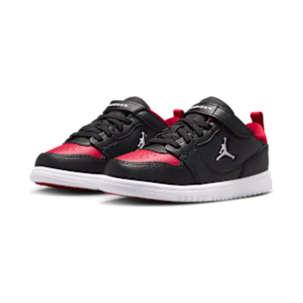 Nike Jordan Court Connect Low “Black / Gym Red / White” (IQ6046-003)