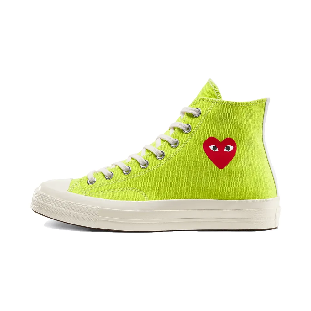 Converse Chuck Taylor All-Star 70s Hi Comme des Garcons Play Bright Green Bright Green (168299C)
