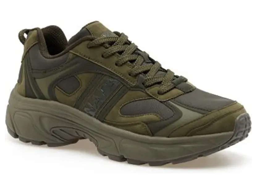 Napapijri Delta Sneakers mit Einsätzen – Grün (NP0A4G79)