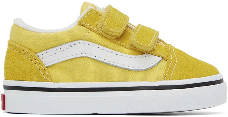 Vans Baby Yellow & White Old Skool V (VN000D3Y7Z41)