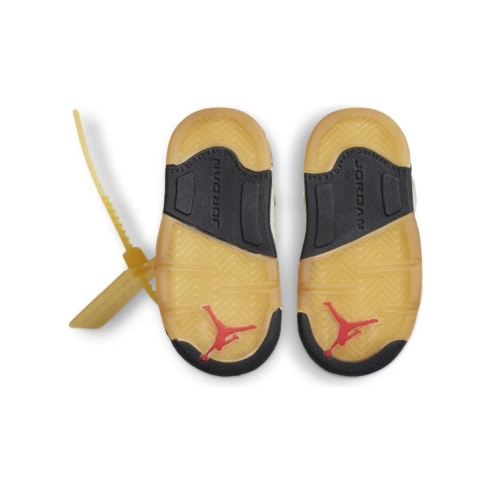 Air Jordan 5 Retro Off-White Sail (TD) (2020) (CV4828-100)