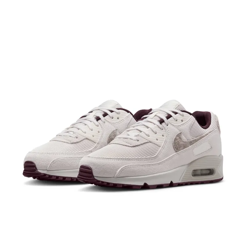 Nike Air Max 90 PRM “Burgundy Crush” (phantom / phantom / light bone) – HQ1712-001