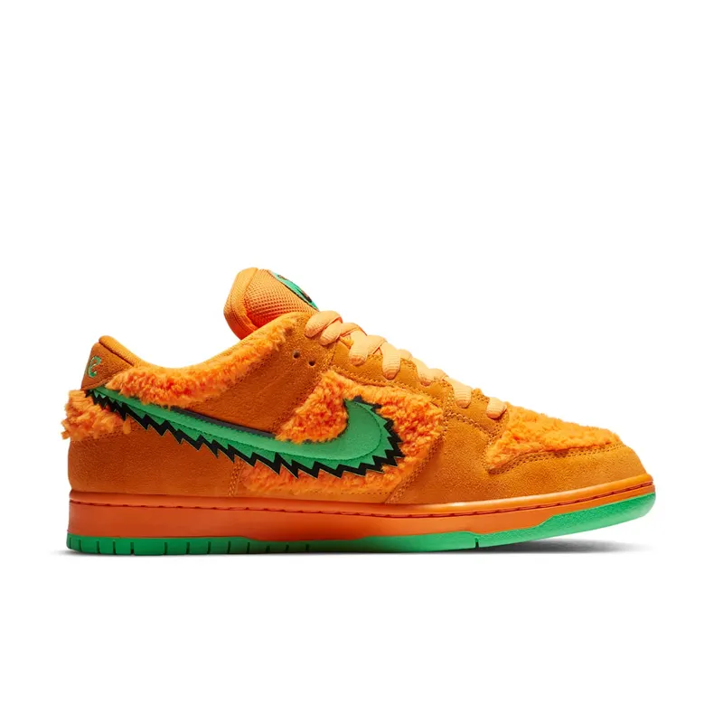 Nike SB Dunk Low Grateful Dead Bears Orange Bright Ceramic/Green Spark (CJ5378-800)