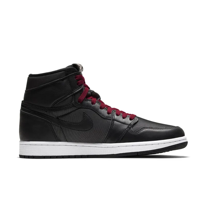 Air Jordan Nike AJ I 1 Retro High OG Black Red (2020) (555088-060)