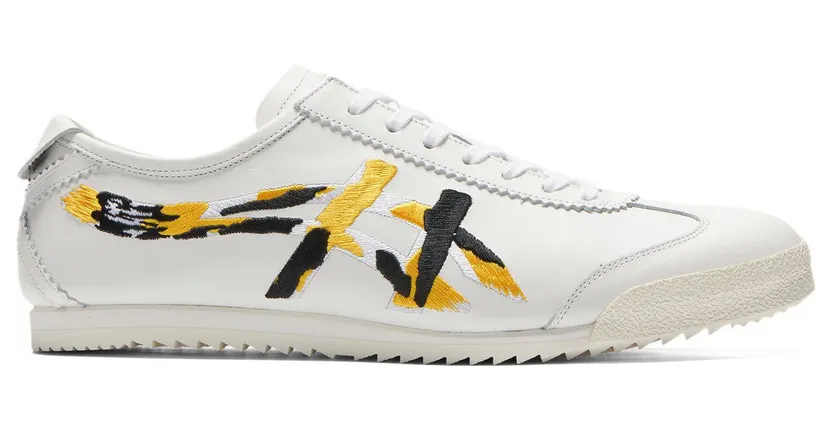 Onitsuka Tiger Mexico 66 Deluxe NM Nishikigoi White Vibrant Yellow (1181A578-101)