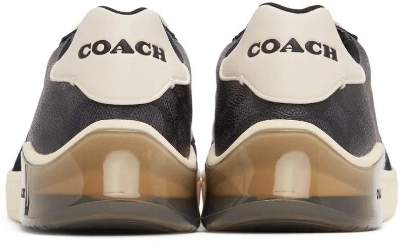 Coach 1941 Black & Off-White Citysole Court (CE264 CQ/BK)