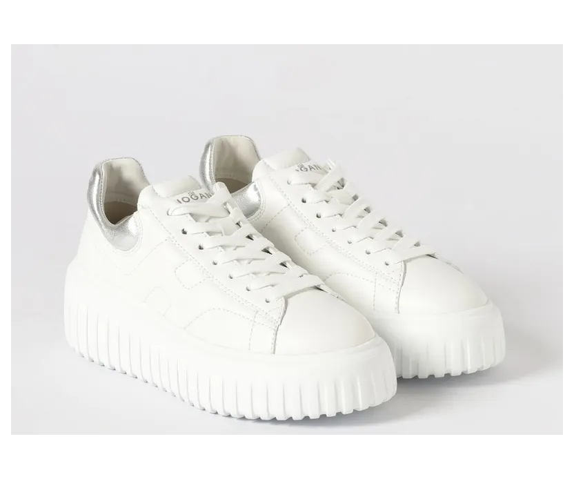 Hogan H-Stripes Leather Sneakers White (HXW6450FC60KU00351)